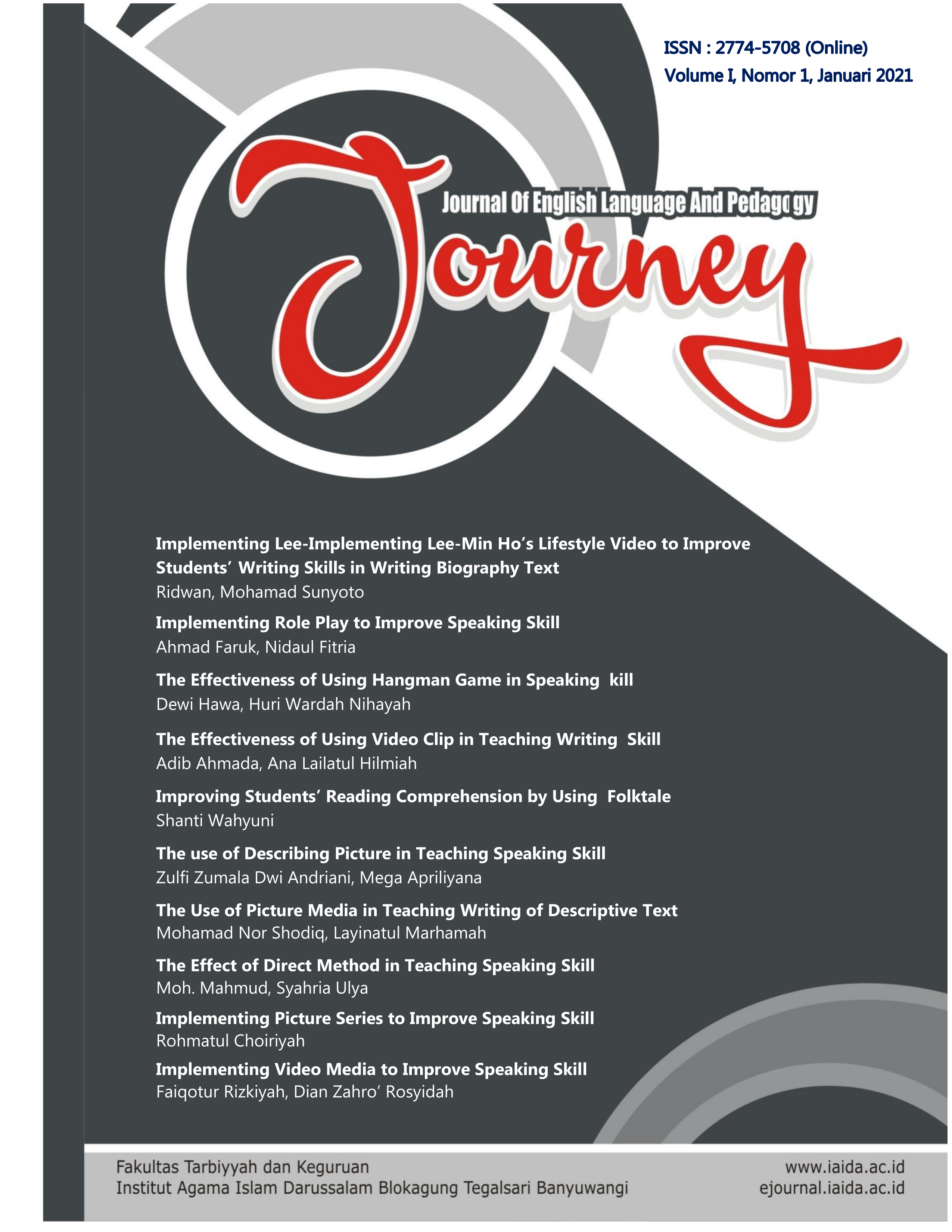 The Use of Describing Picture in Teaching Speaking Skill: Qualitative  Method | JOURNEY (Journal of English Language and Pedagogy)